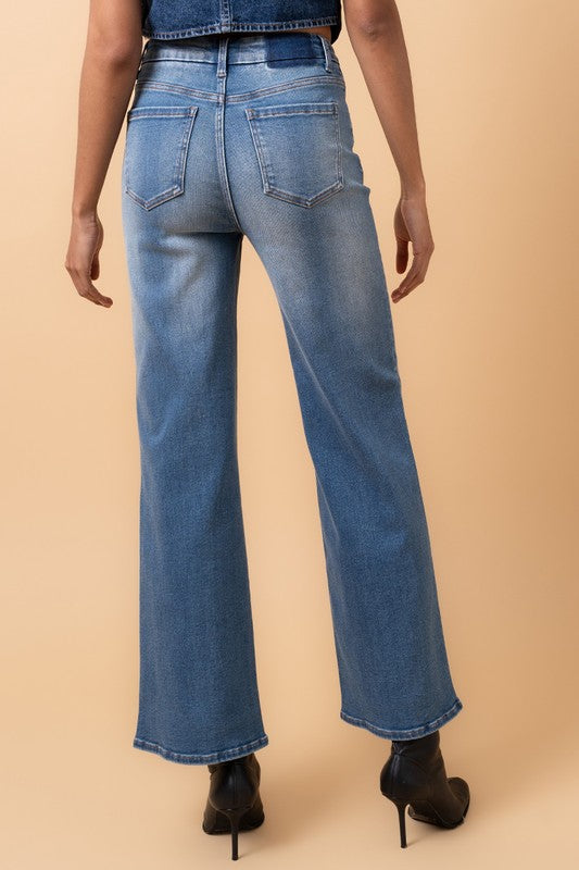 High-Rise Relaxed Wide Leg Jeans