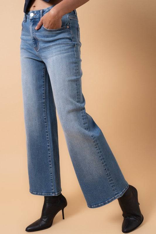 High-Rise Relaxed Wide Leg Jeans