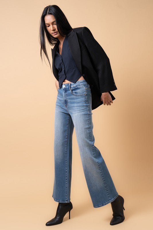 High-Rise Relaxed Wide Leg Jeans