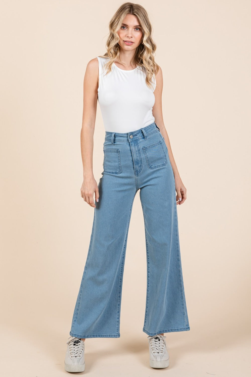 High Waist Wide Leg Jeans