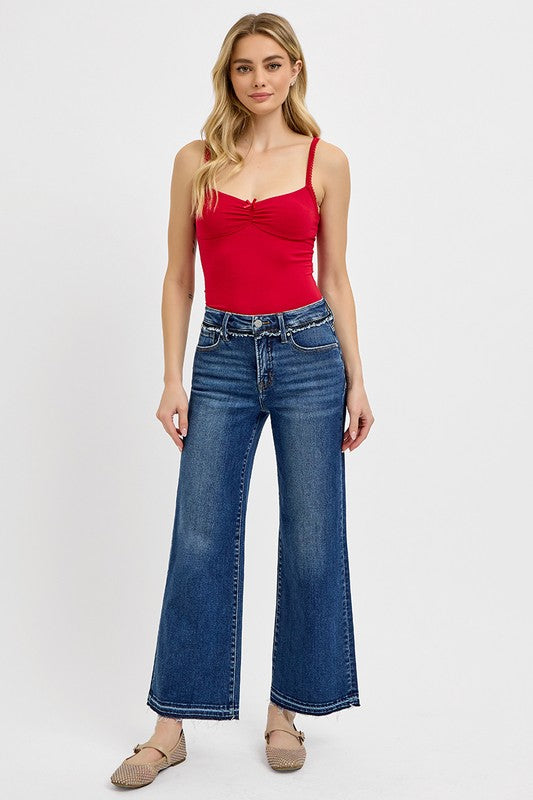 Tummy Control Bootcut Jeans Plus Size